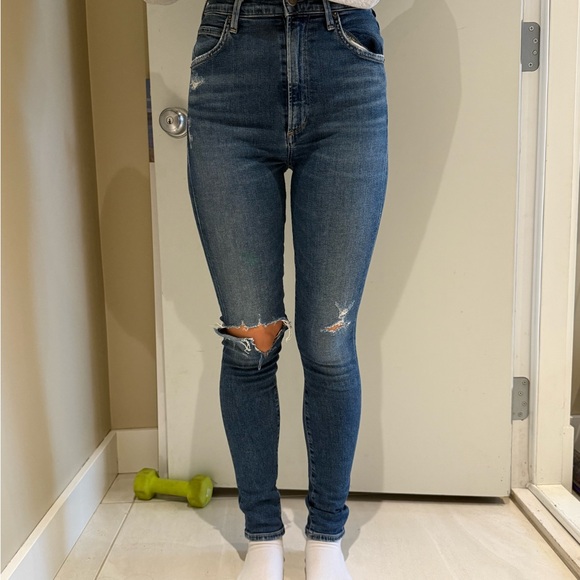 Citizens Of Humanity Dark Blue Skinny Jeans - Picture 7 of 8